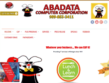 Tablet Screenshot of abadata.com